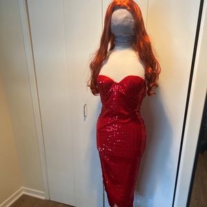 Jessica Rabbit Halloween outfit